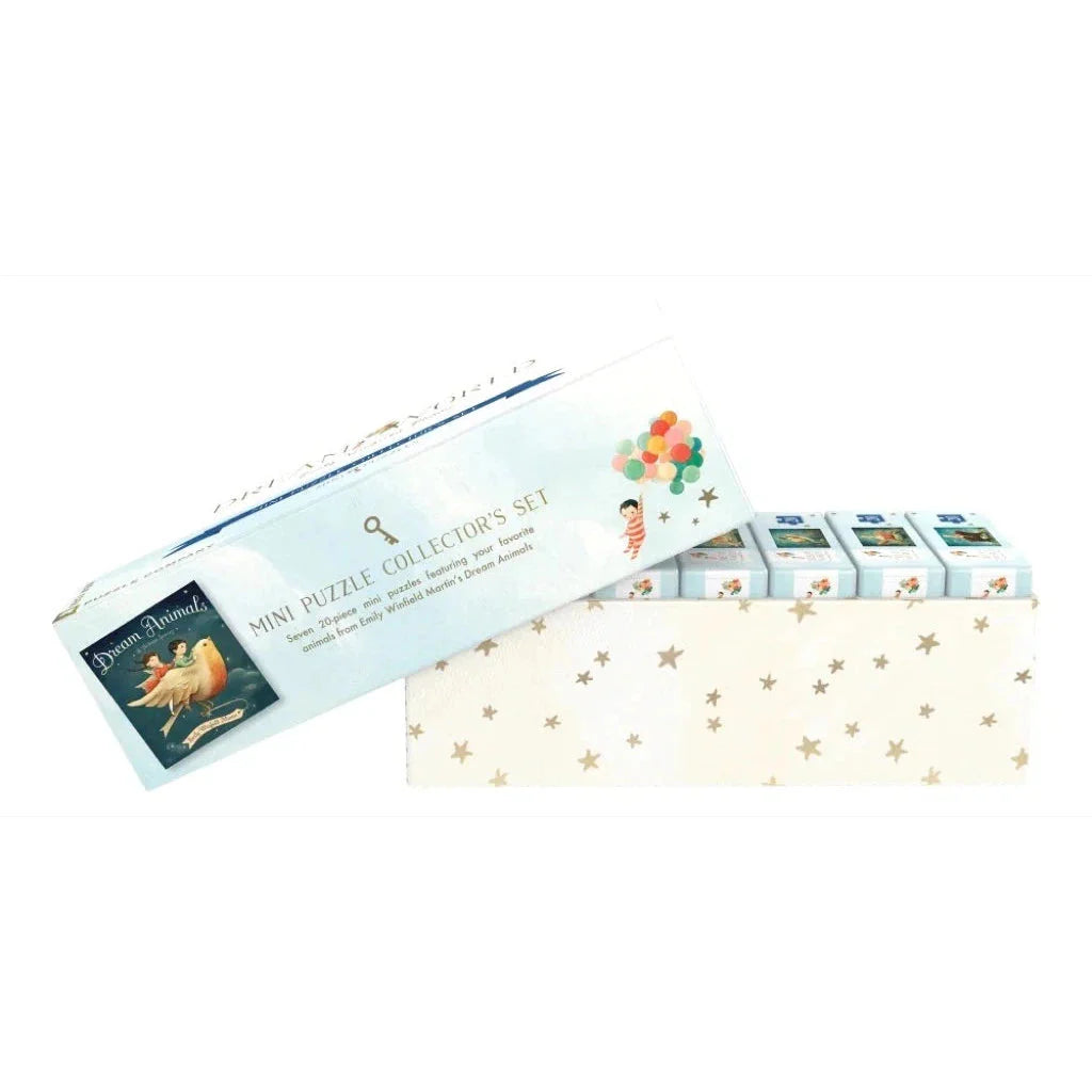 Dream World Collector's Set of 7 Animal 20 Piece Mini Jigsaw Puzzles NYPC