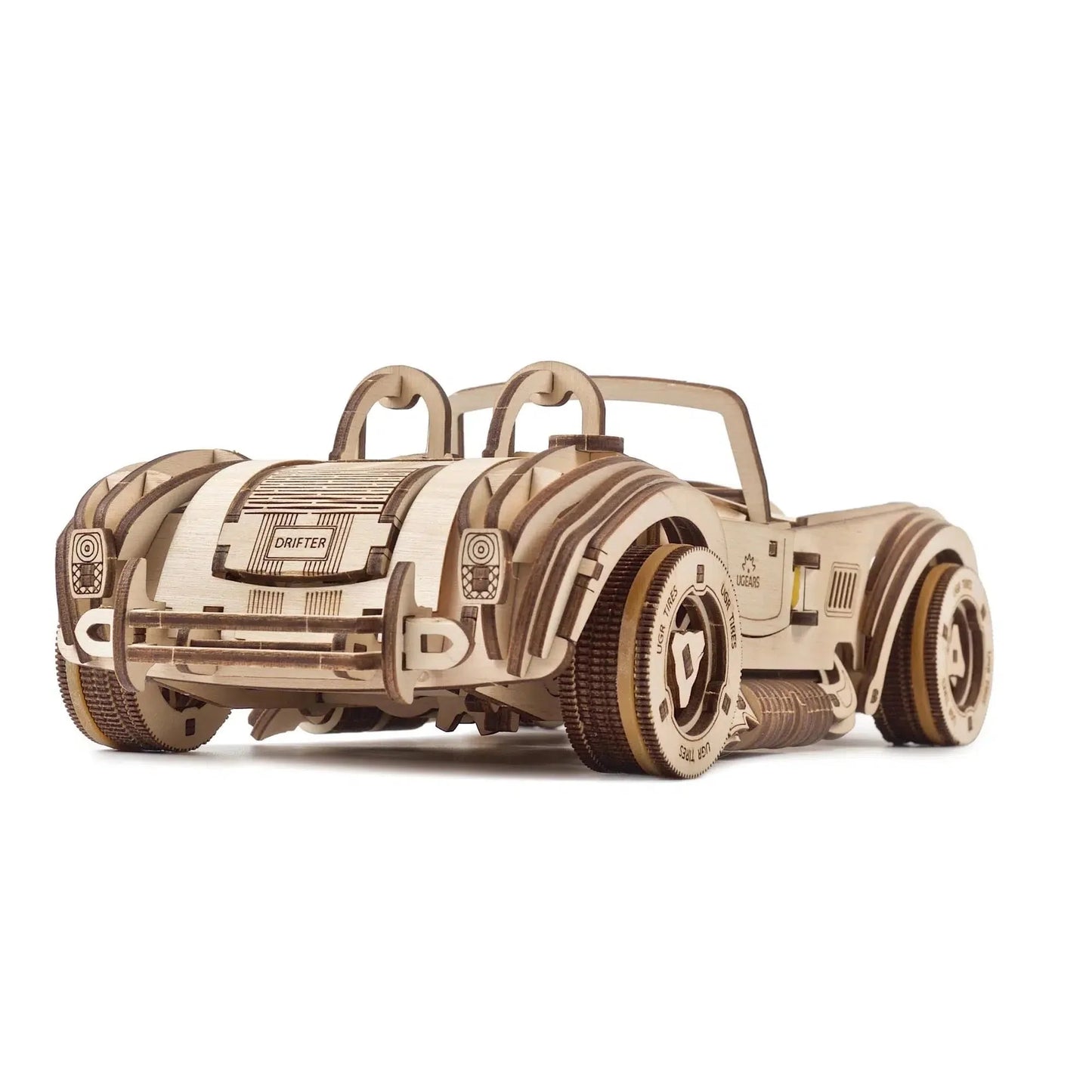 Drift Cobra Racing Car 3D Wood Model Kit UGEARS