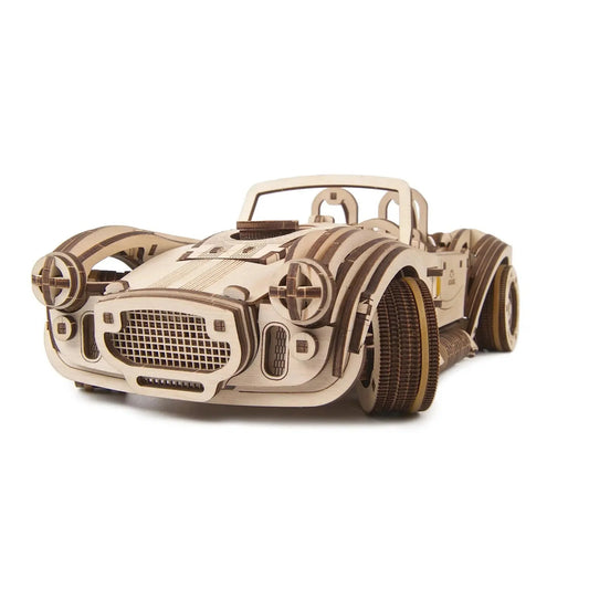 Drift Cobra Racing Car 3D Wood Model Kit UGEARS