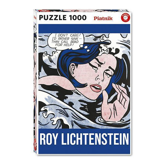 Drowning Girl by Lichtenstein 1000 Piece Jigsaw Puzzle Piatnik Puzzle Merchant