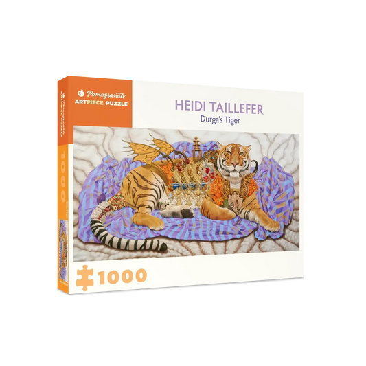 Durga's Tiger 1000 Piece Jigsaw Puzzle Pomegranate