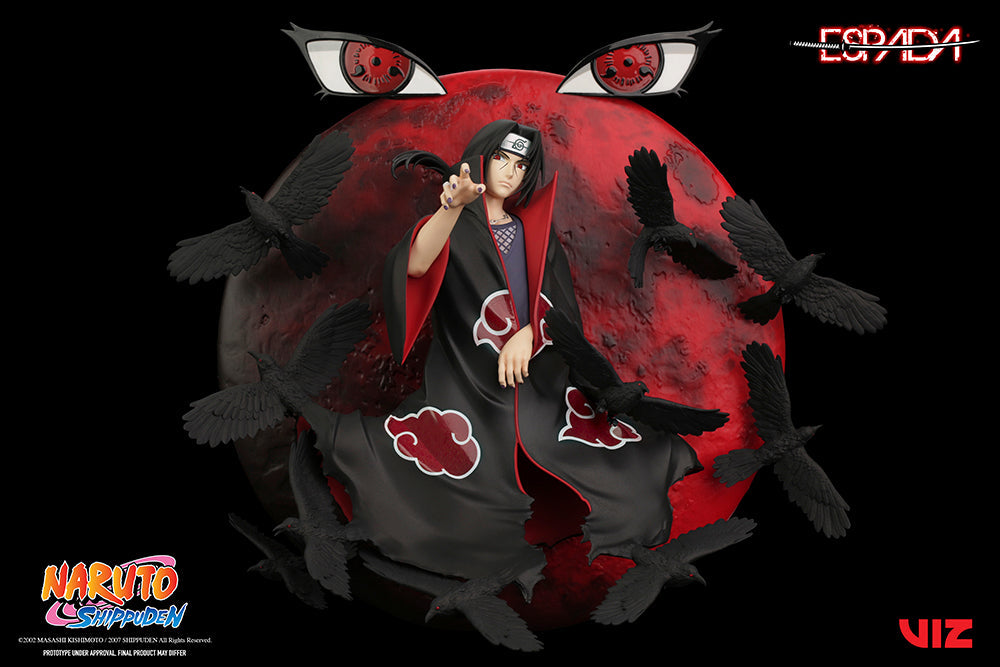 Naruto Shippuden Itachi Uchiha 1/8 Scale Wall Statue Figure - Official Espada Art Super Anime Store
