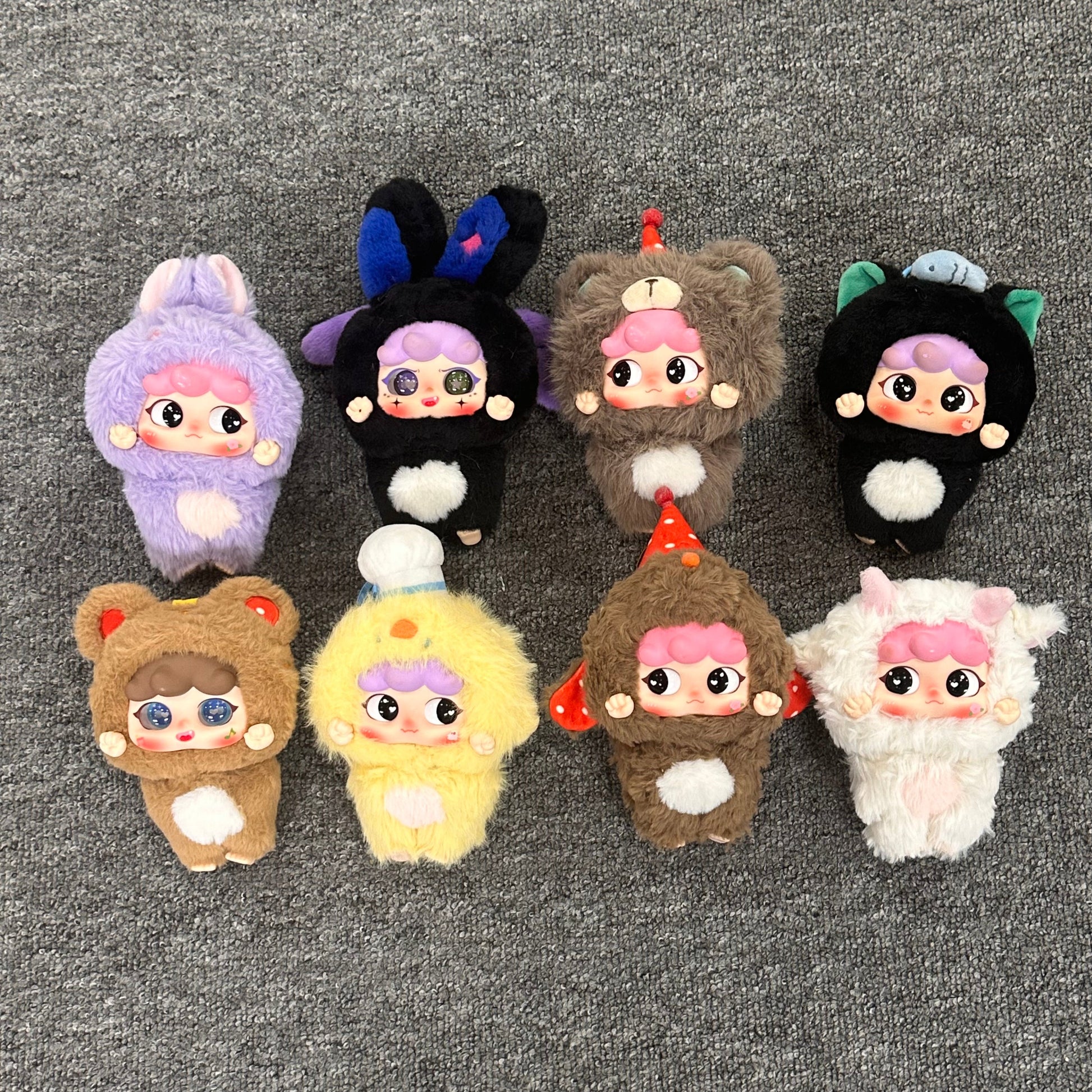 Baby Three Plush Blind Box: Migo Sneaky Plush Series Figurine Blind Box (1 Blind Box) Super Anime Store