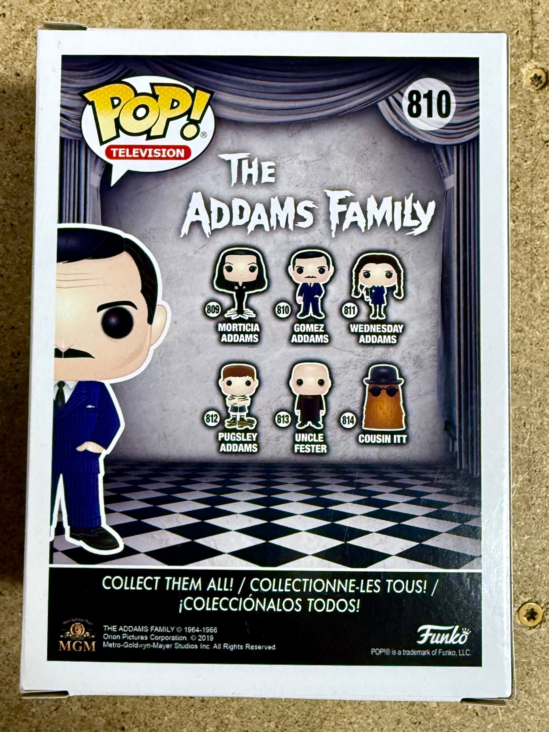 Luis Guzman Signed Gomez The Addams Family Wednesday Funko Pop! #810 With JSA COA Mustang Comics