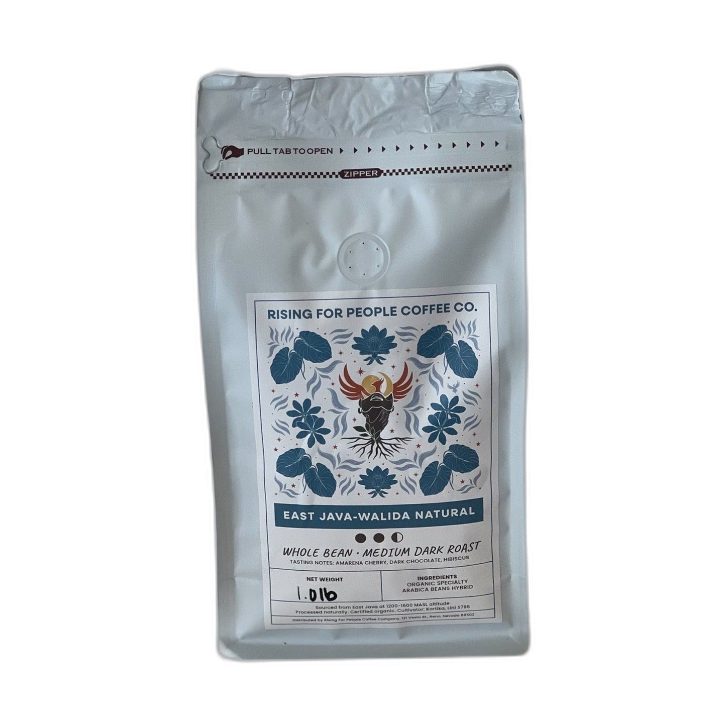 East Java Konang Springs Natural — Medium-Dark Roast Whole Bean Coffee