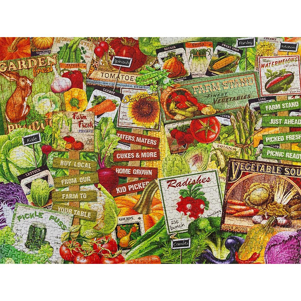 Eat Your Veggies 1000 Piece Jigsaw Puzzle Springbok