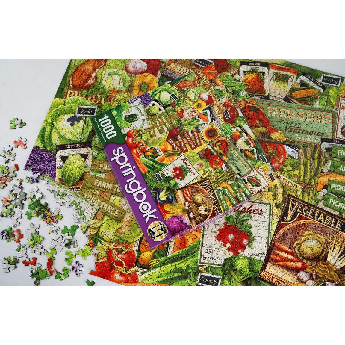 Eat Your Veggies 1000 Piece Jigsaw Puzzle Springbok