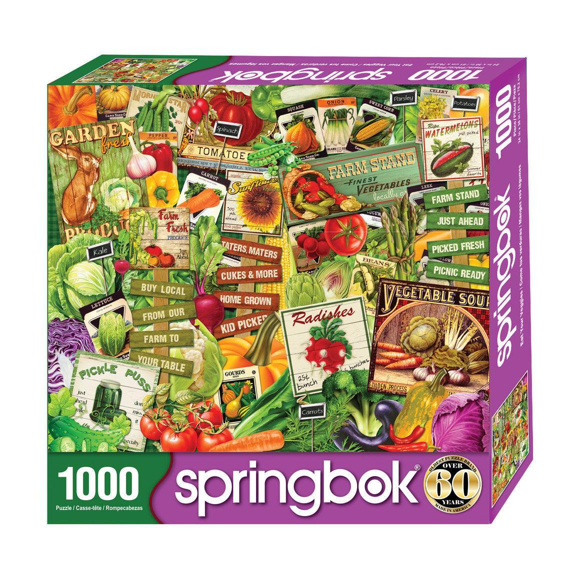 Eat Your Veggies 1000 Piece Jigsaw Puzzle Springbok