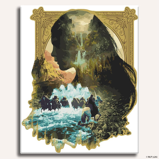 Echoes of Middle-earth - Paint By Numbers Kit 15.7" x 19.7" (40x50cm) Craft Hub