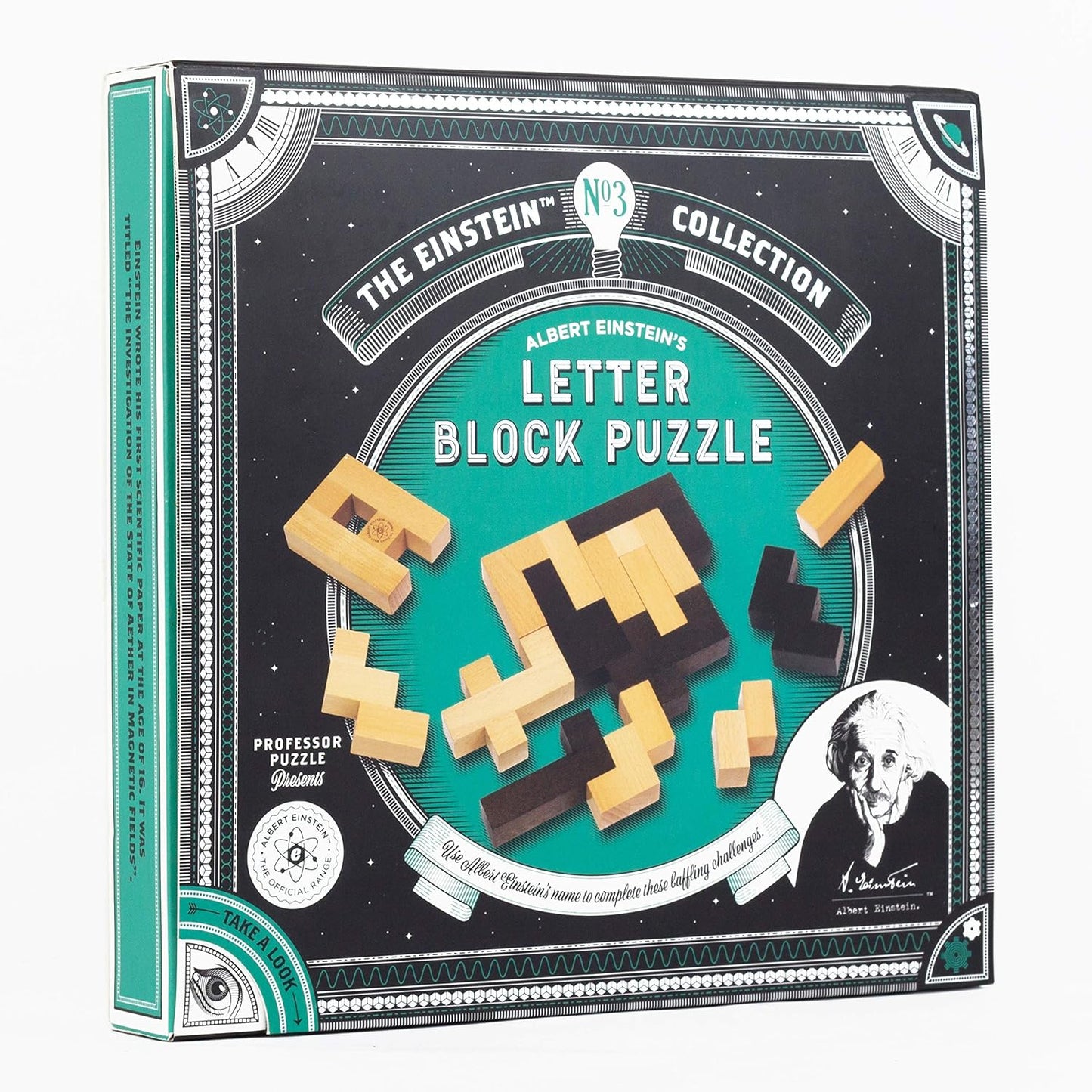 Einstein’s Letter Block Brainteaser Puzzle Professor Puzzle Puzzle Merchant
