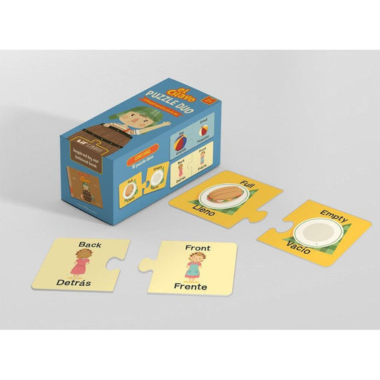 El Chavo Opposites Puzzle Duo 20 Piece Jigsaw Puzzle Gibbs Smith Puzzle Merchant