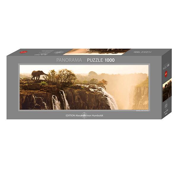 Elephant 1000 Piece Panoramic Jigsaw Puzzle Heye Puzzle Merchant