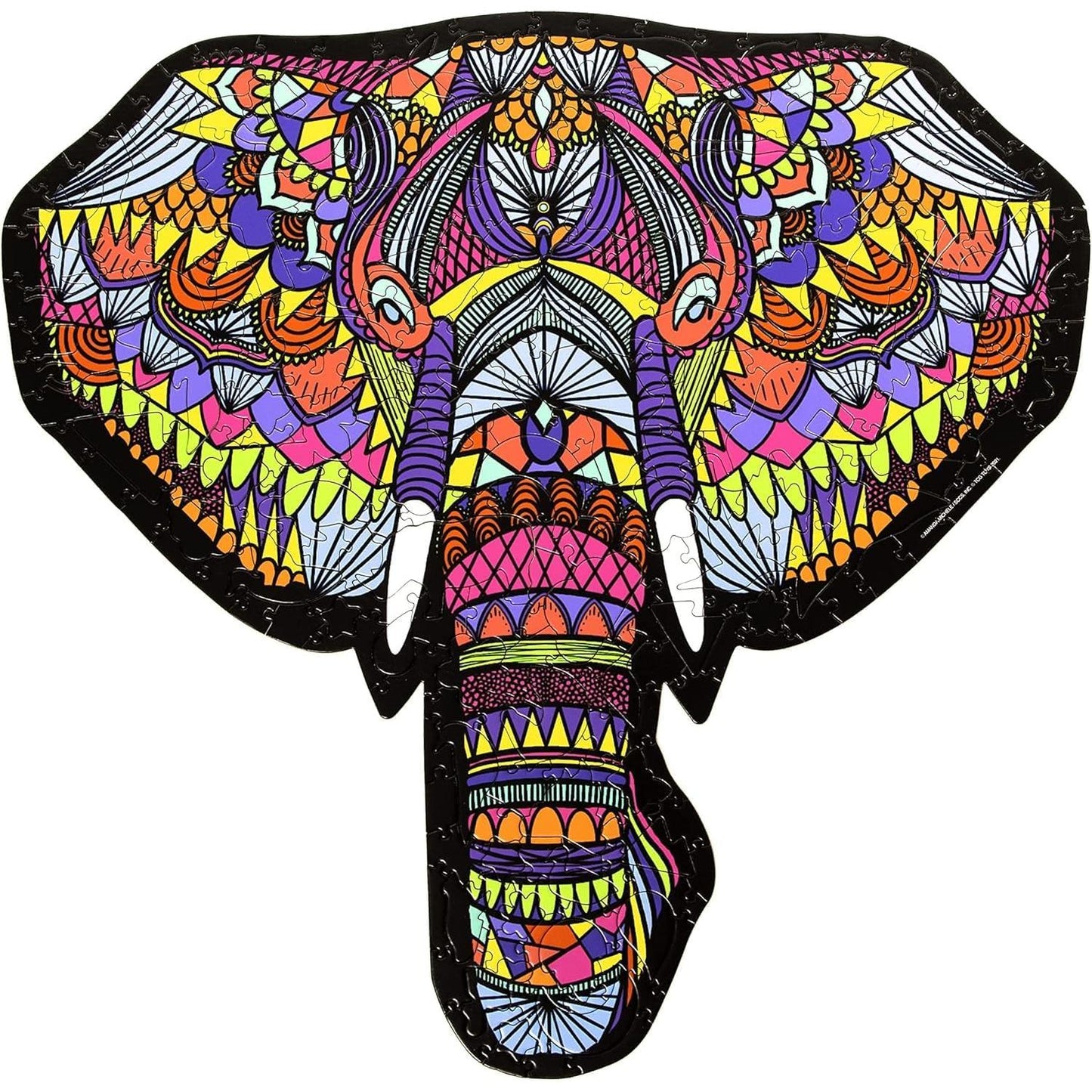 Elephant Hidden Shapes 300 Piece Jigsaw Puzzle Sure Lox