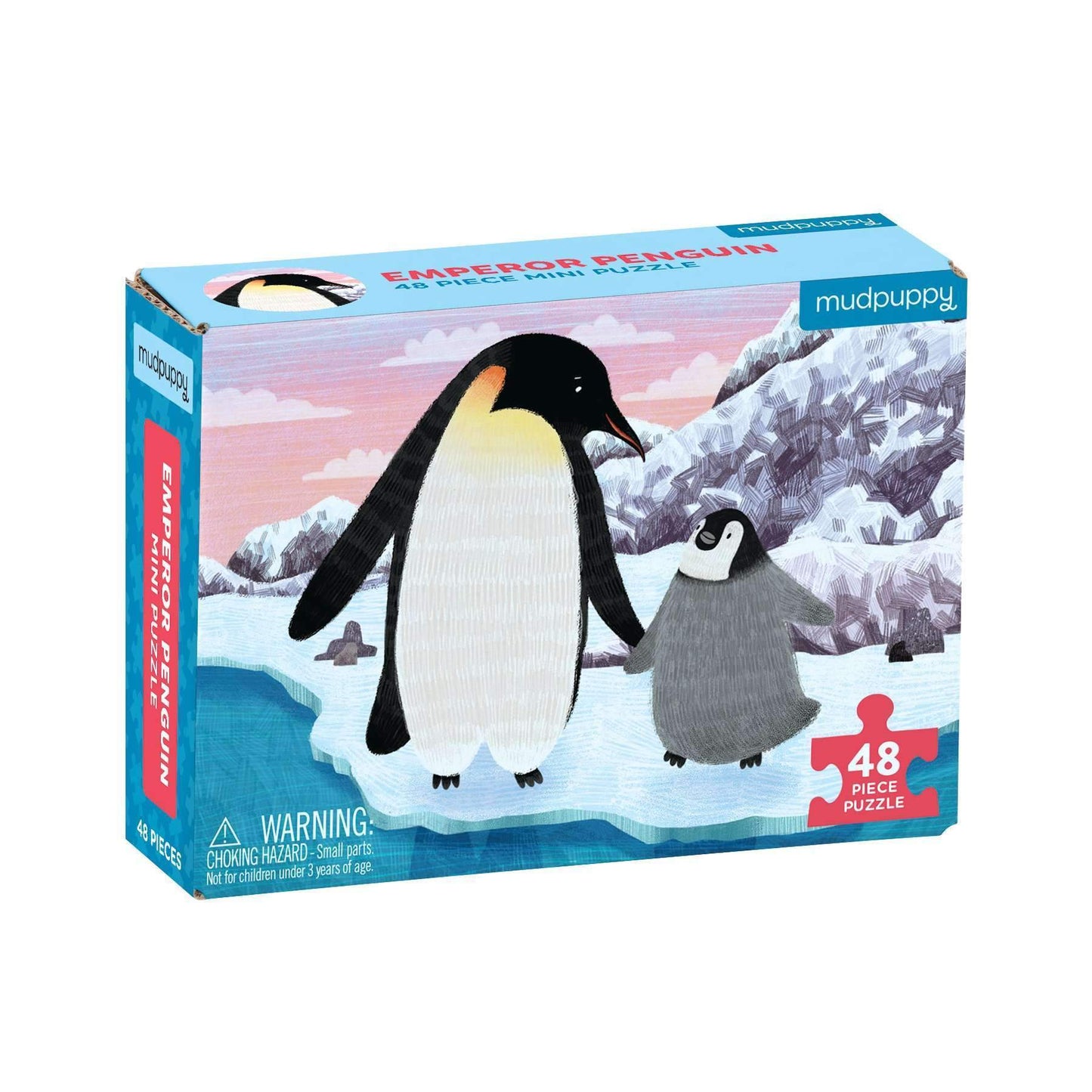 Emperor Penguin 48 Piece Mini Jigsaw Puzzle Mudpuppy Puzzle Merchant