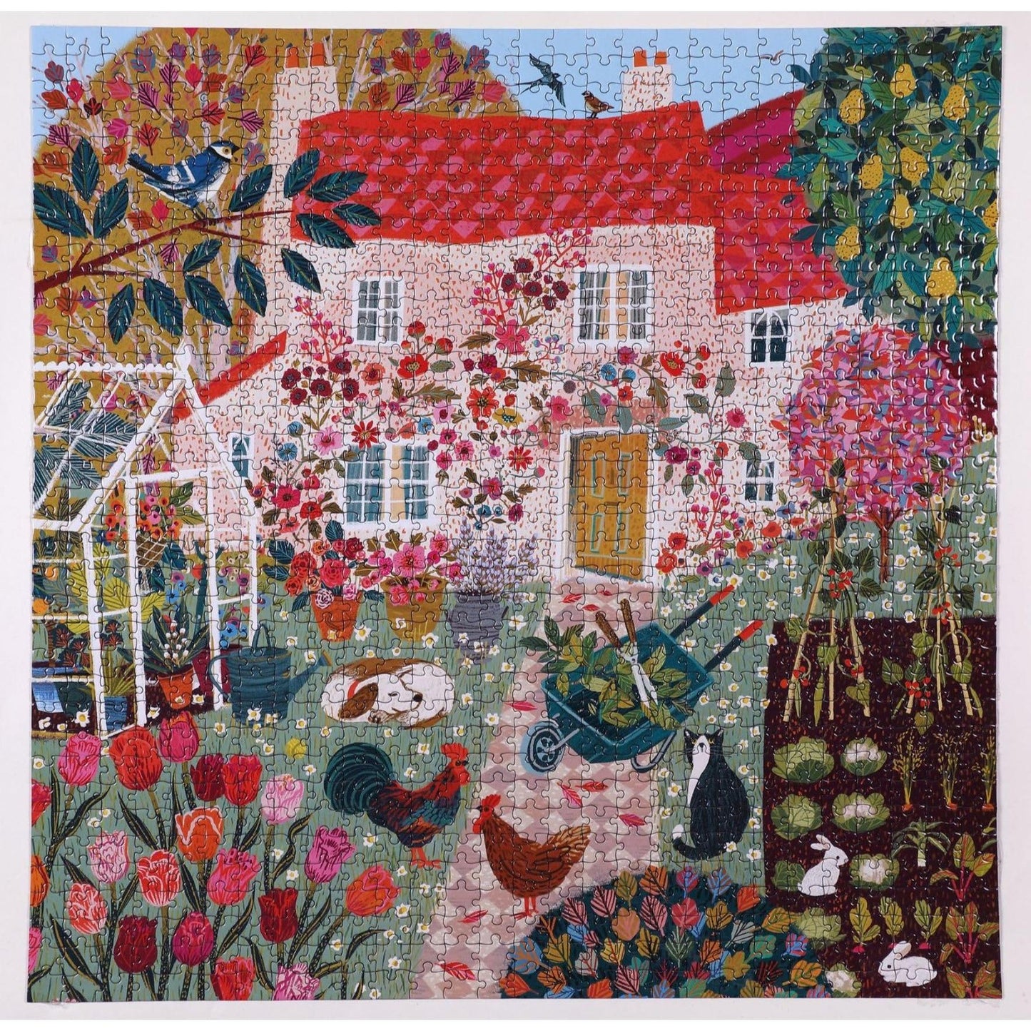 English Cottage 1000 Piece Jigsaw Puzzle eeBoo