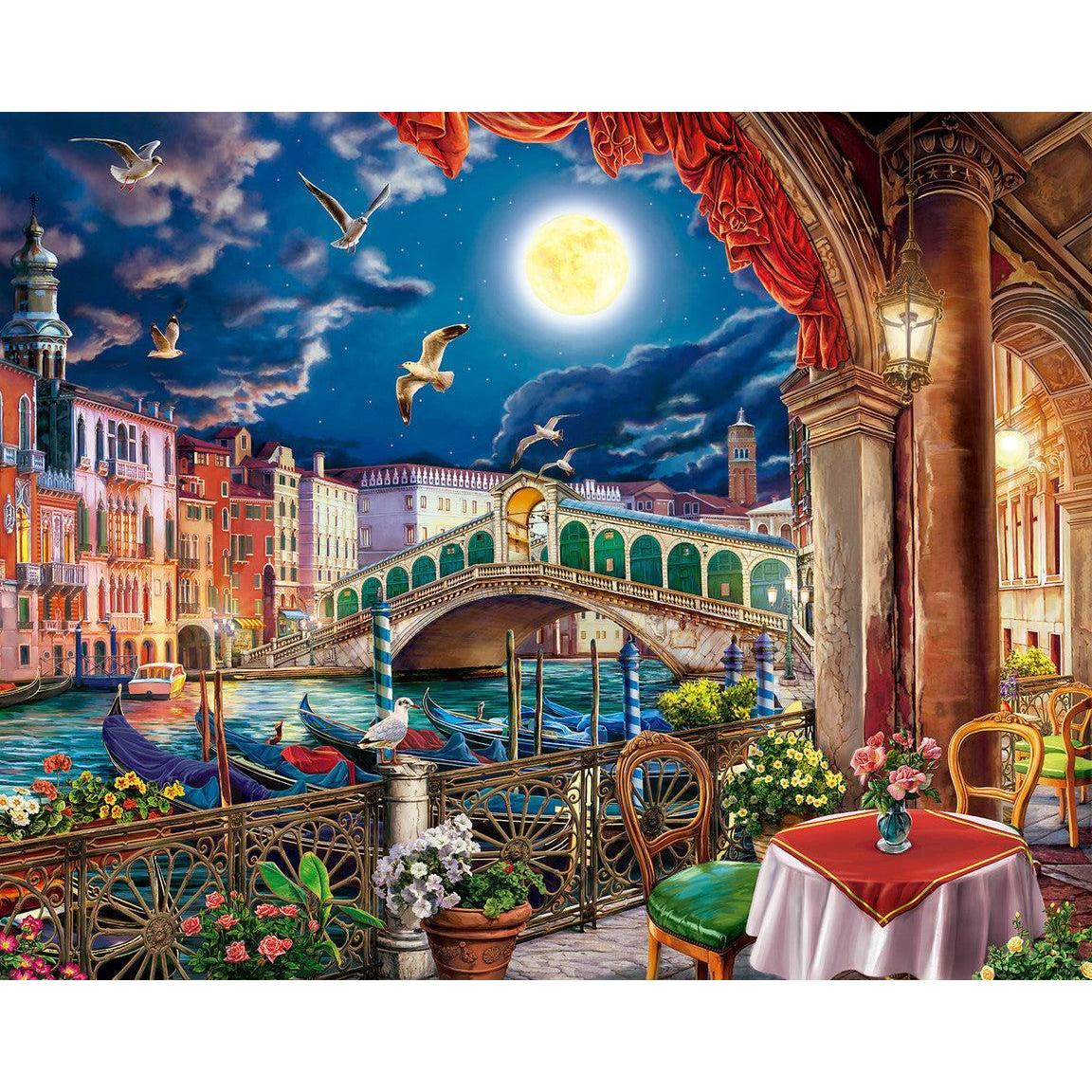 Evening Cafe in Venice 1000 Piece Jigsaw Puzzle Springbok