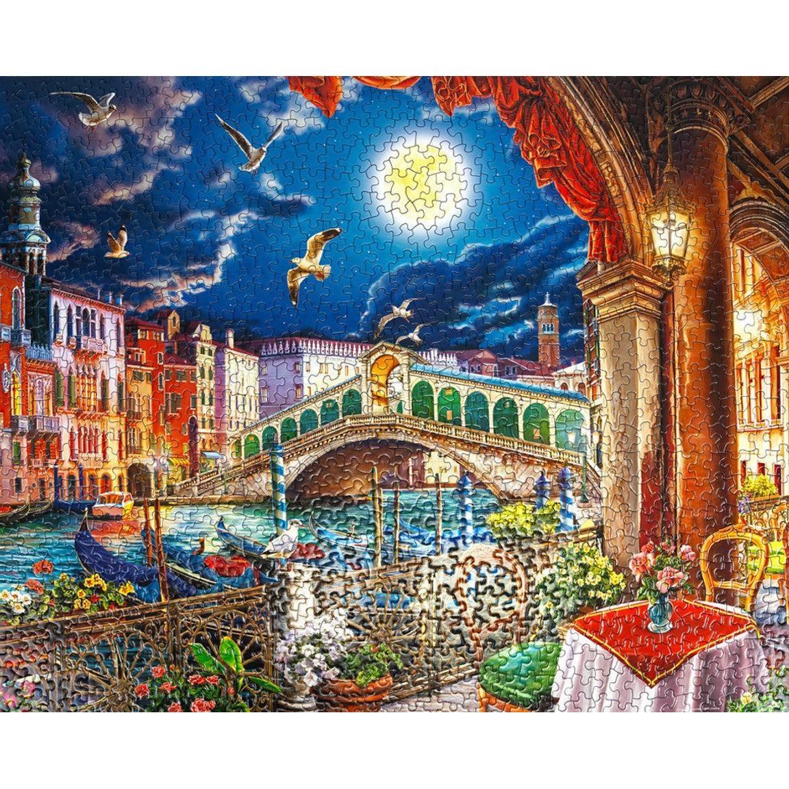Evening Cafe in Venice 1000 Piece Jigsaw Puzzle Springbok