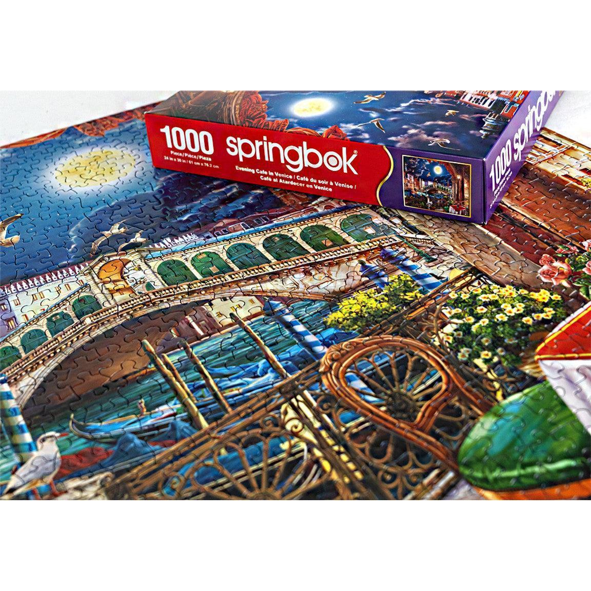 Evening Cafe in Venice 1000 Piece Jigsaw Puzzle Springbok
