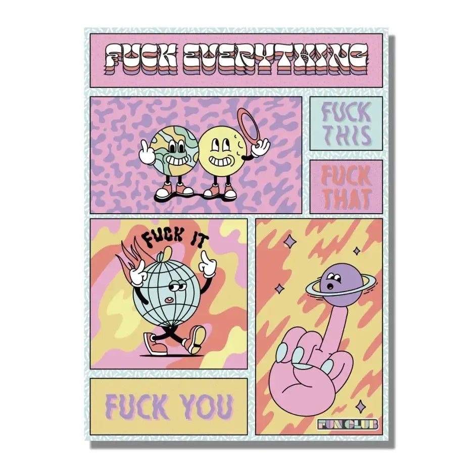 F*** Everything 500 Piece Jigsaw Puzzle Fun Club