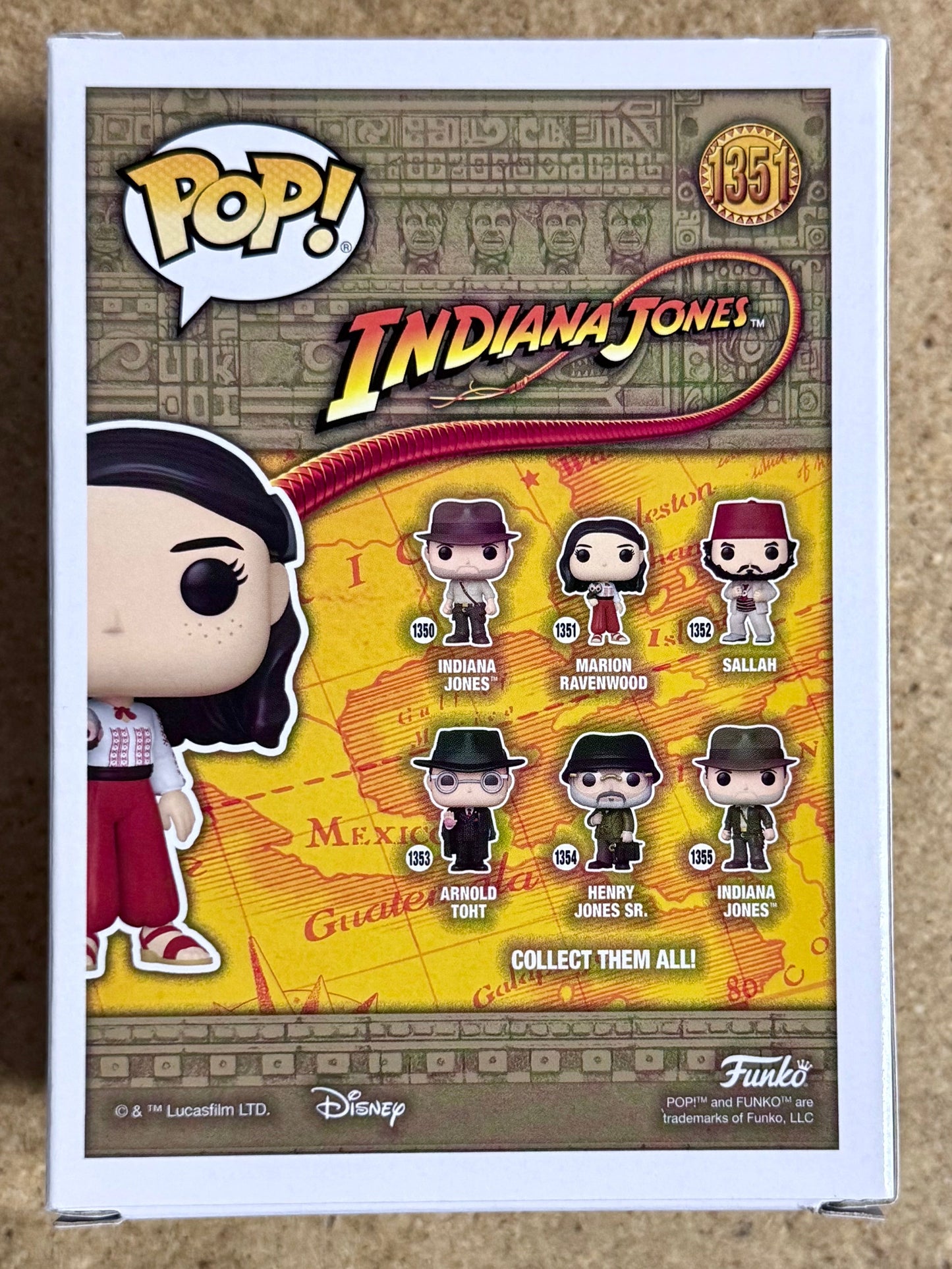 Karen Allen Signed Marion Ravenwood Indiana Jones Funko Pop! #1351 With JSA COA Mustang Comics