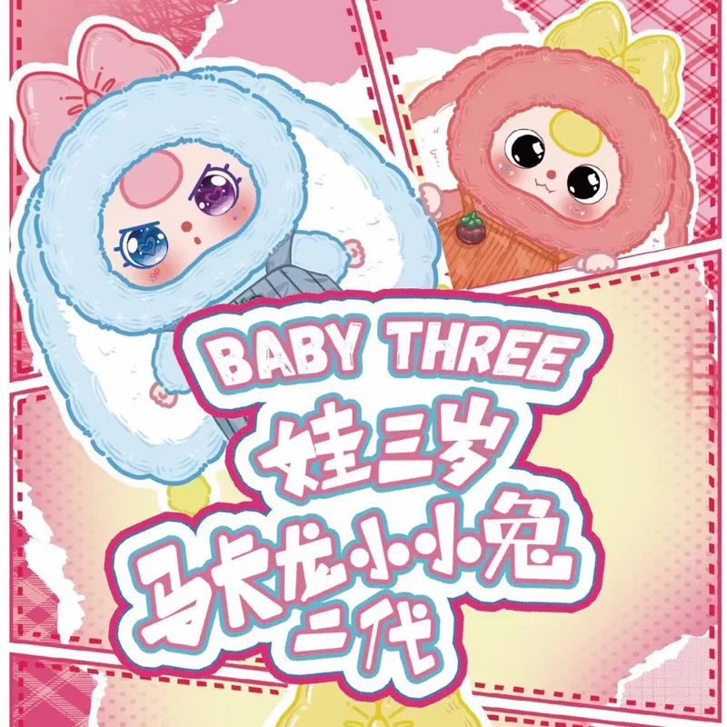 Baby Three V2 Rabbit Macaron Cute Bunny Plush Series Blind Box (1 Blind Box) Super Anime Store