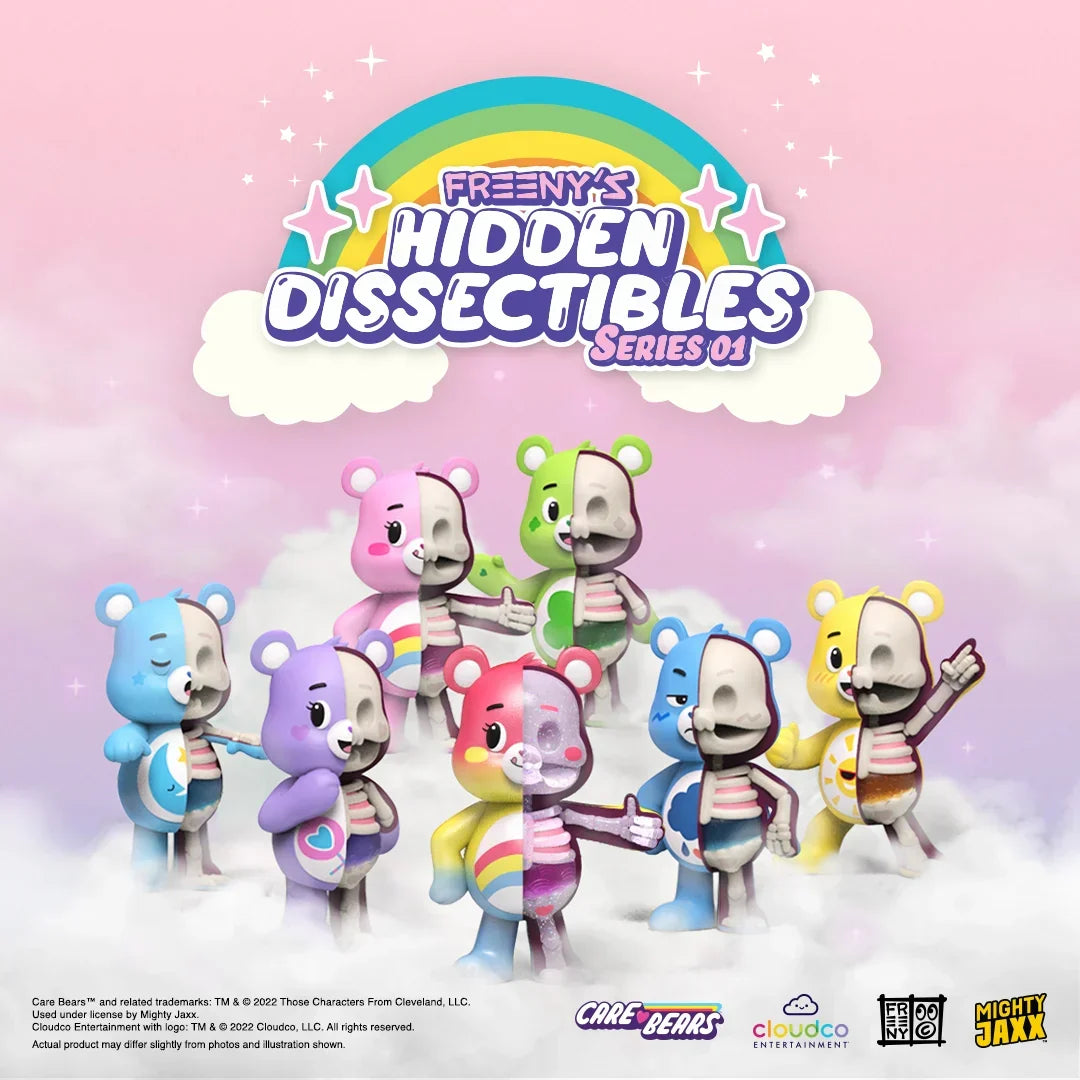 Freeny's Hidden Dissectibles Care Bears Blind Box - Mighty Jaxx Designer Toy Super Anime Store
