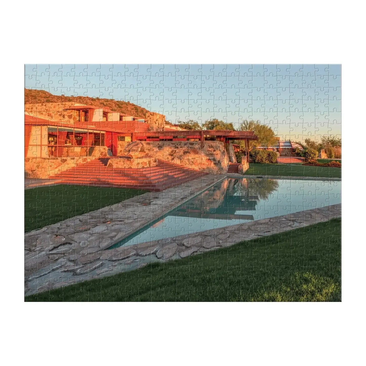 FLW Taliesin & Taliesin West Double-Sided 500 Piece Jigsaw Puzzle Galison
