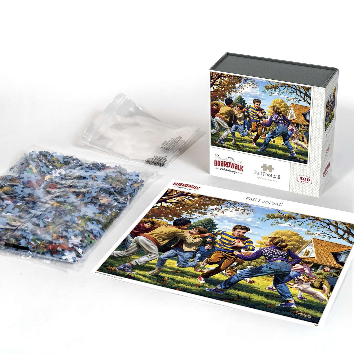 Fall Football 500 Piece Jigsaw Puzzle Boardwalk