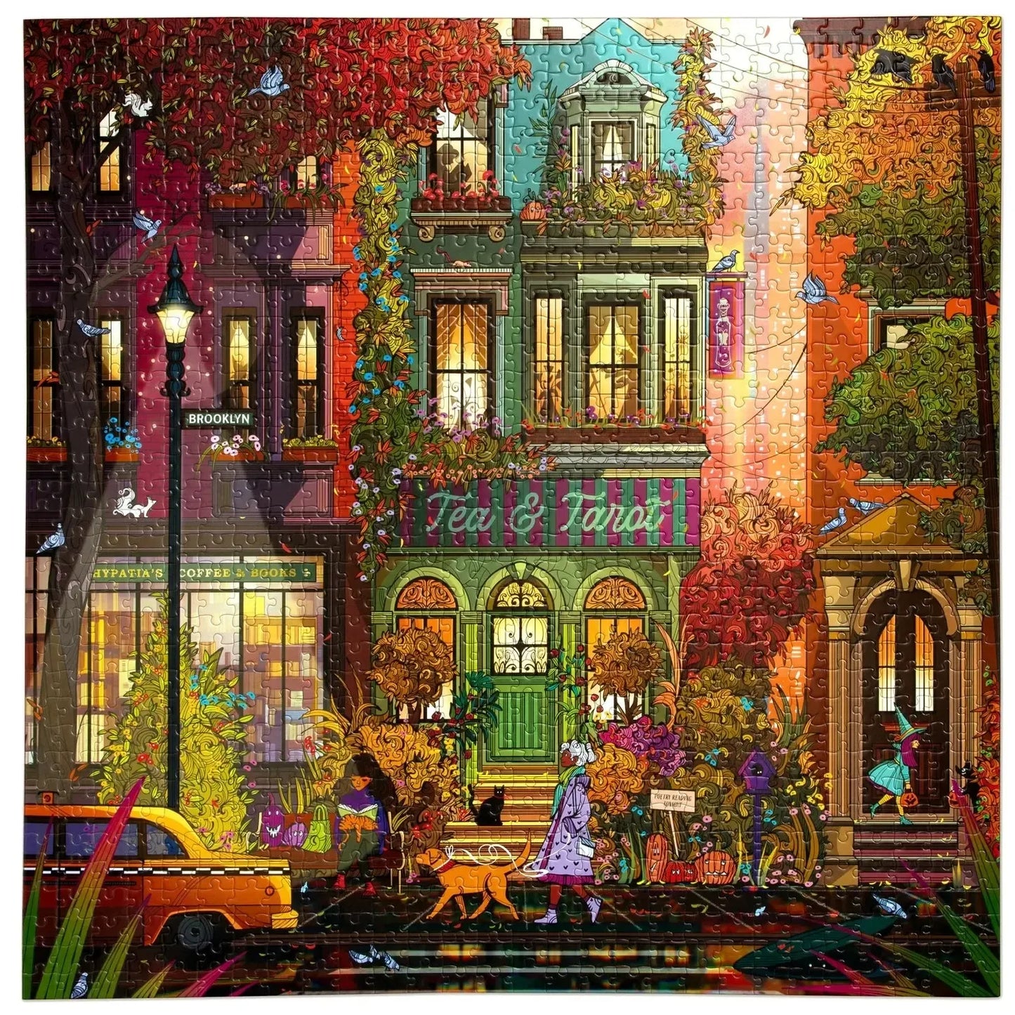 Fall in Brooklyn 1000 Piece Jigsaw Puzzle eeBoo