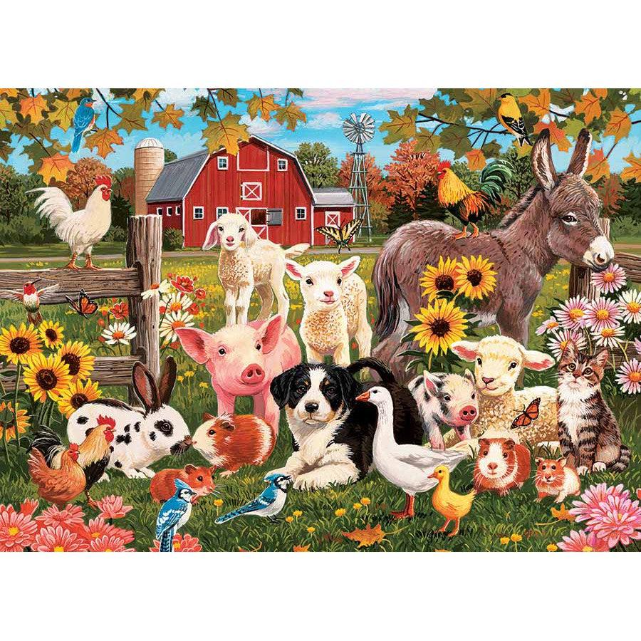 Family Farm 350 Piece Family Jigsaw Puzzle Cobble Hill