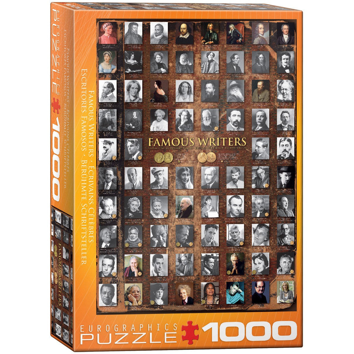 Famous Writers 1000 Piece Jigsaw Puzzle Eurographics Puzzle Merchant