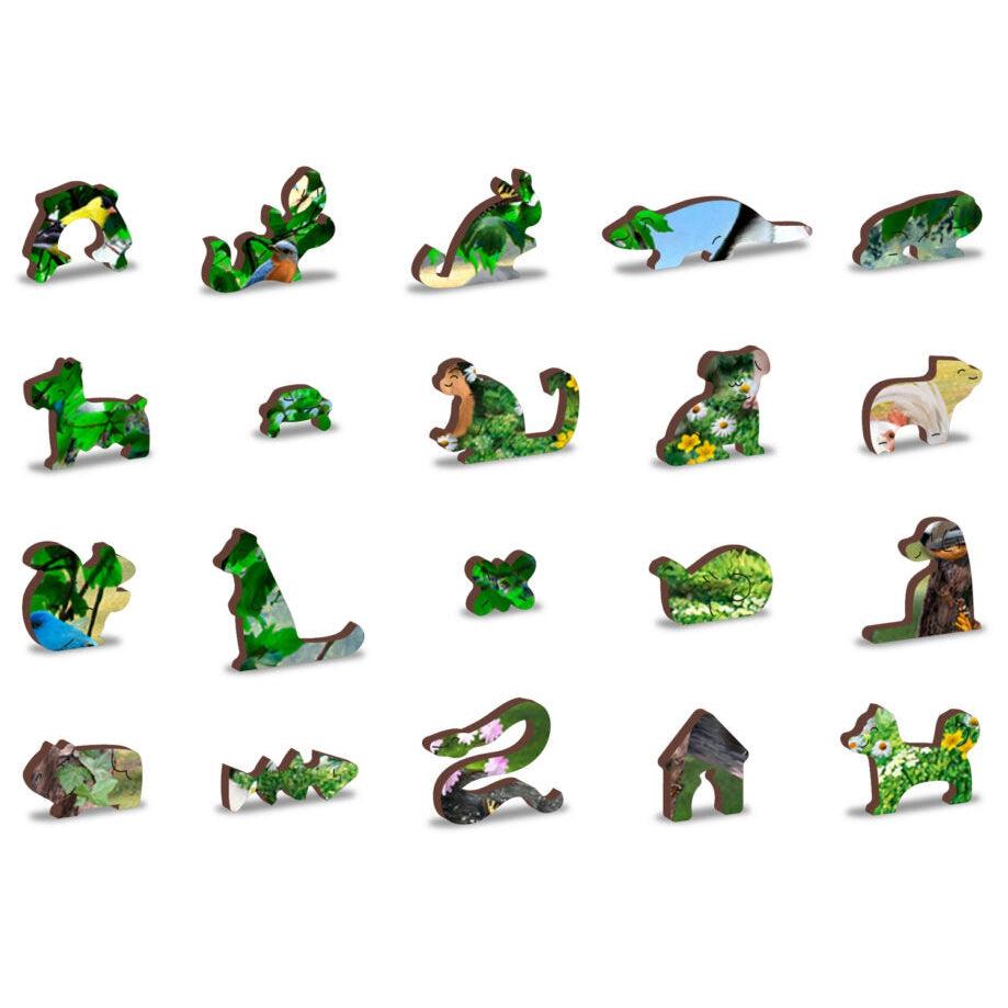 Farm Kindergarten 300 Piece Wood Jigsaw Puzzle Wooden City Puzzle Merchant