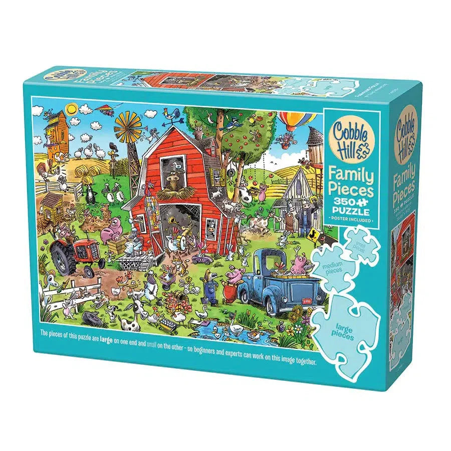 Farmyard Folly 350 Piece Family Jigsaw Puzzle Cobble Hill Puzzle Merchant