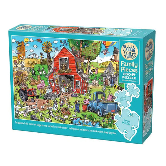 Farmyard Folly 350 Piece Family Jigsaw Puzzle Cobble Hill Puzzle Merchant