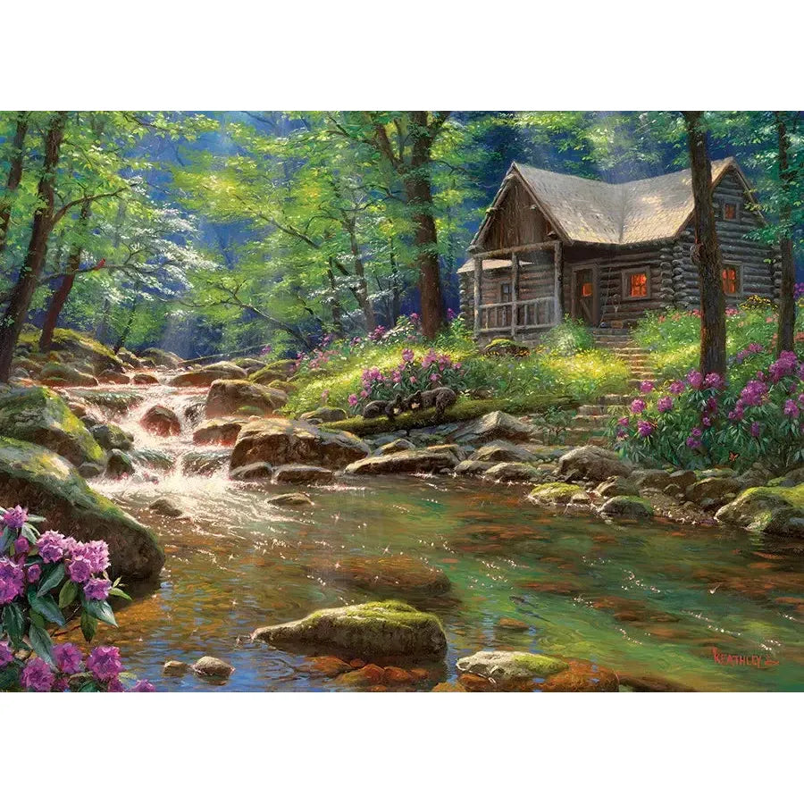 Fishing Cabin 1000 Piece Jigsaw Puzzle Cobble Hill