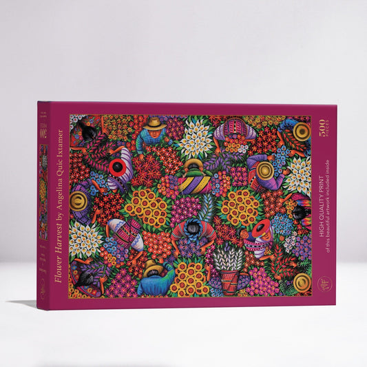 Flower Harvest 500 Piece Premium Jigsaw Puzzle Art & Fable Puzzle Merchant