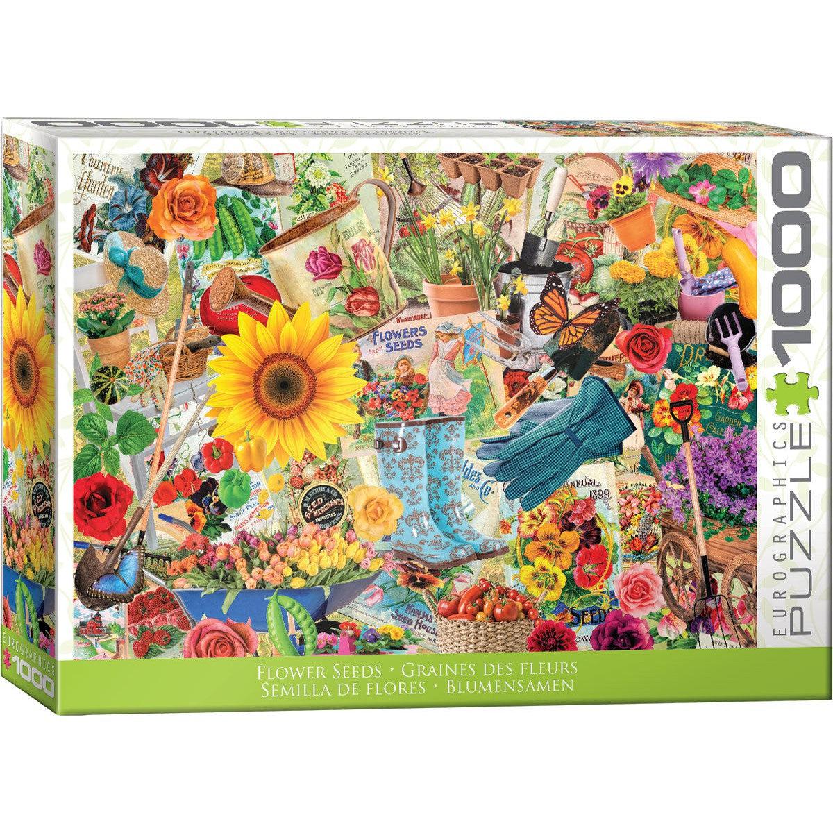 Flower Seeds 1000 Piece Jigsaw Puzzle Eurographics Puzzle Merchant