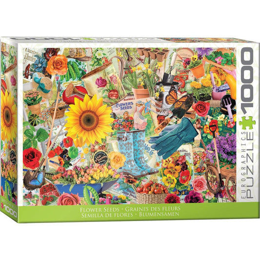 Flower Seeds 1000 Piece Jigsaw Puzzle Eurographics Puzzle Merchant