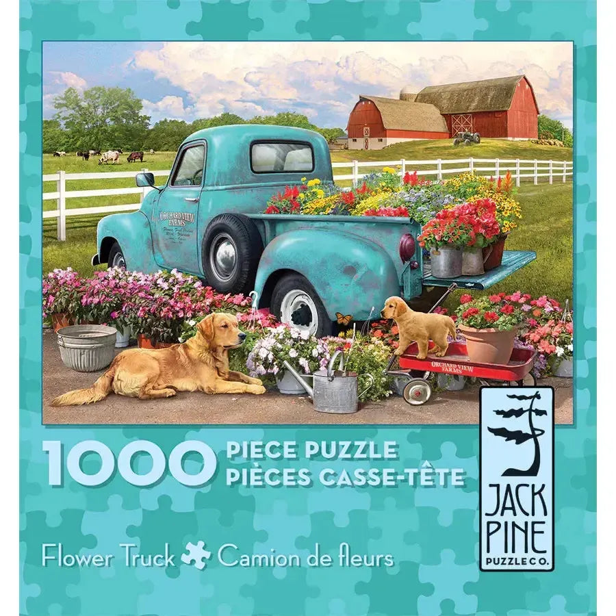 Flower Truck 1000 Piece Jigsaw Puzzle Jack Pine