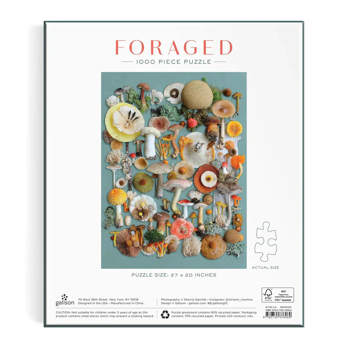 Foraged 1000 Piece Jigsaw Puzzle Galison