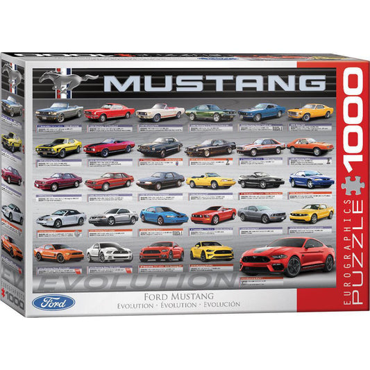Ford Mustang Evolution 1000 Piece Jigsaw Puzzle Eurographics Puzzle Merchant