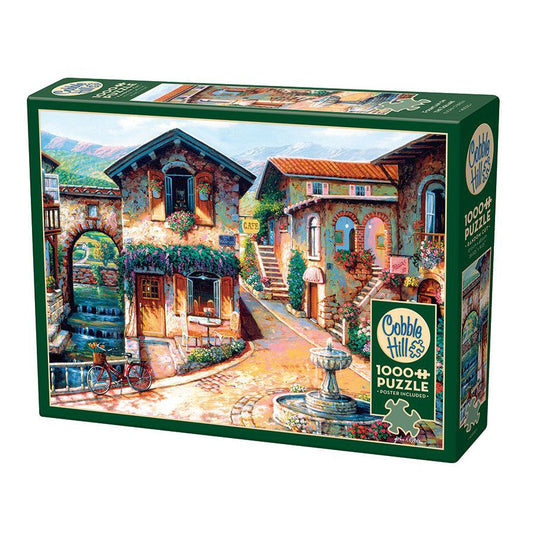 Fountain on the Square 1000 Piece Jigsaw Puzzle Cobble Hill Puzzle Merchant