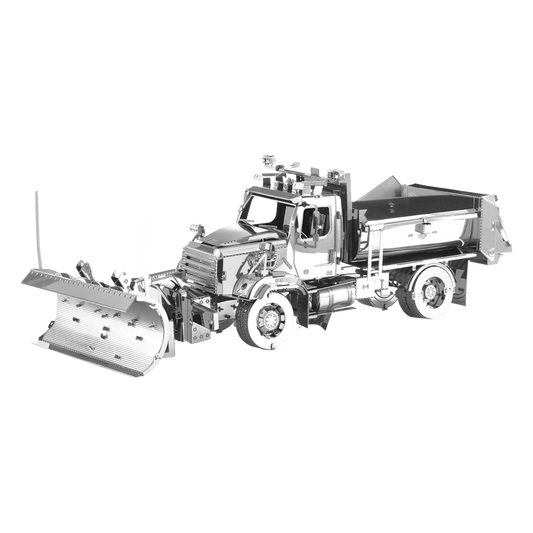 Freightliner 114SD Snow Plow 3D Steel Model Kit Metal Earth
