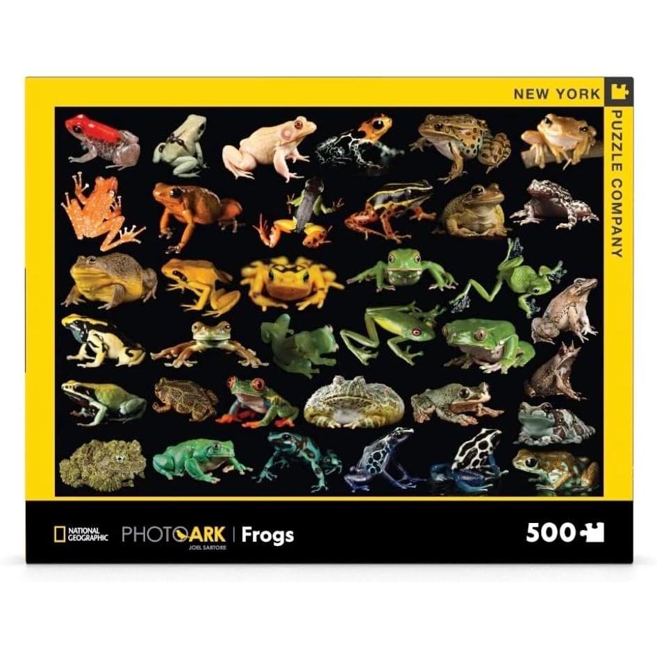 Frogs National Geographic Photo Ark 500 Piece Jigsaw Puzzle NYPC