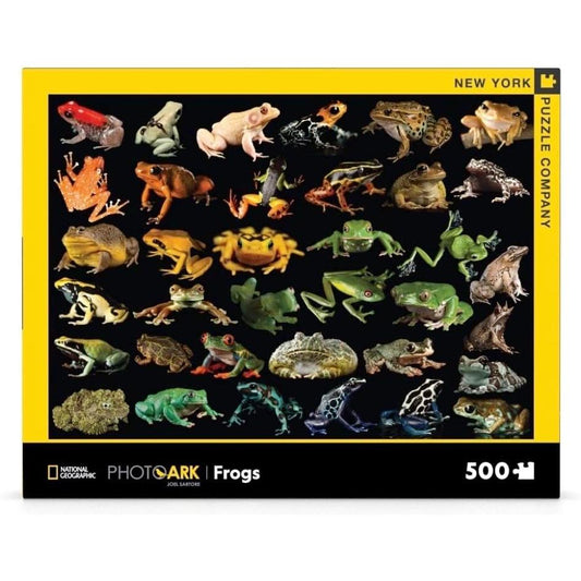 Frogs National Geographic Photo Ark 500 Piece Jigsaw Puzzle NYPC