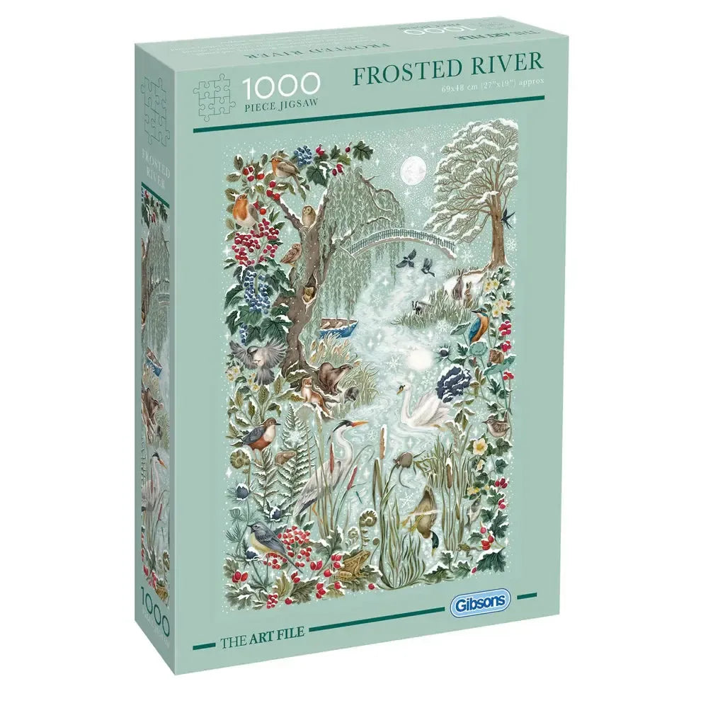 Frosted River 1000 Piece Jigsaw Puzzle Gibsons