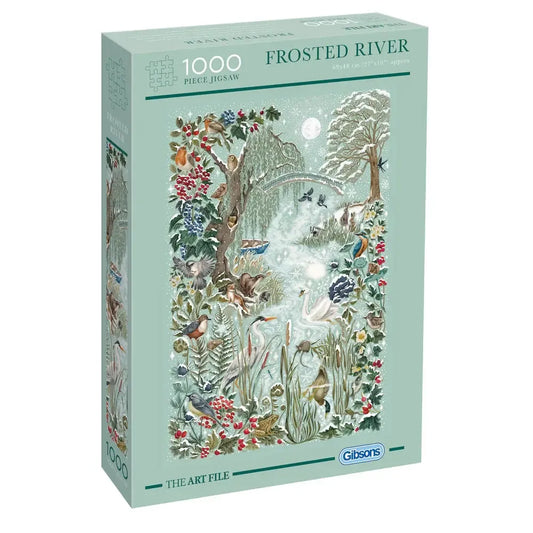 Frosted River 1000 Piece Jigsaw Puzzle Gibsons