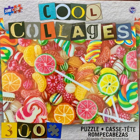 Fruit Candy Cool Collages 300 Piece Jigsaw Puzzle Sure Lox Puzzle Merchant