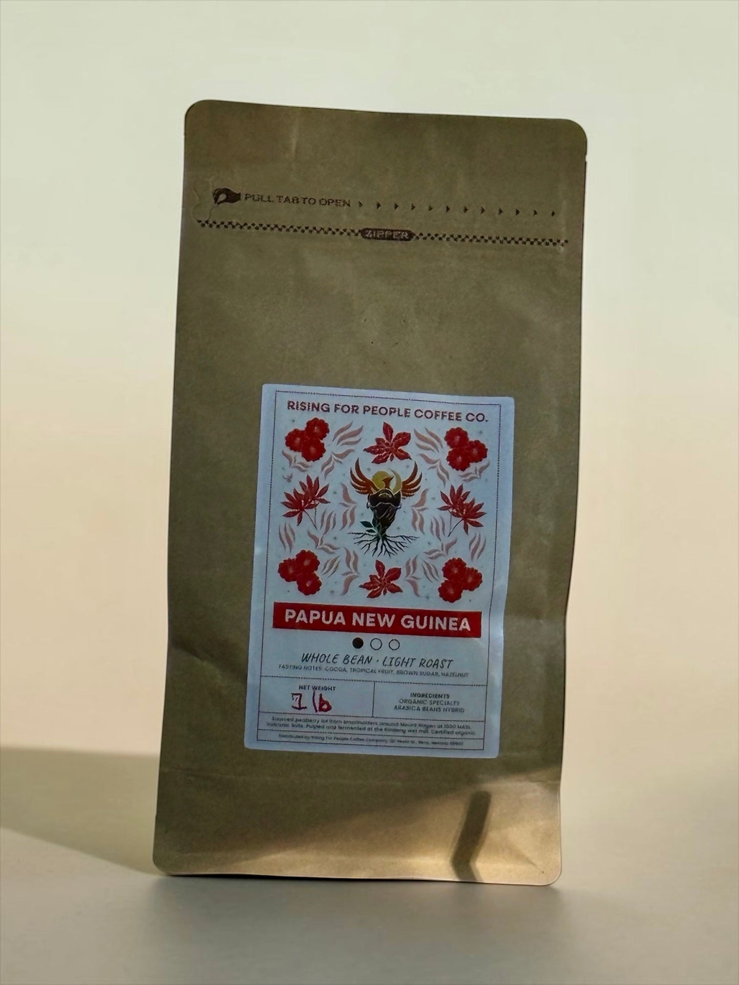 Papua New Guinea Coffee — Whole Bean, Medium-Dark Roast