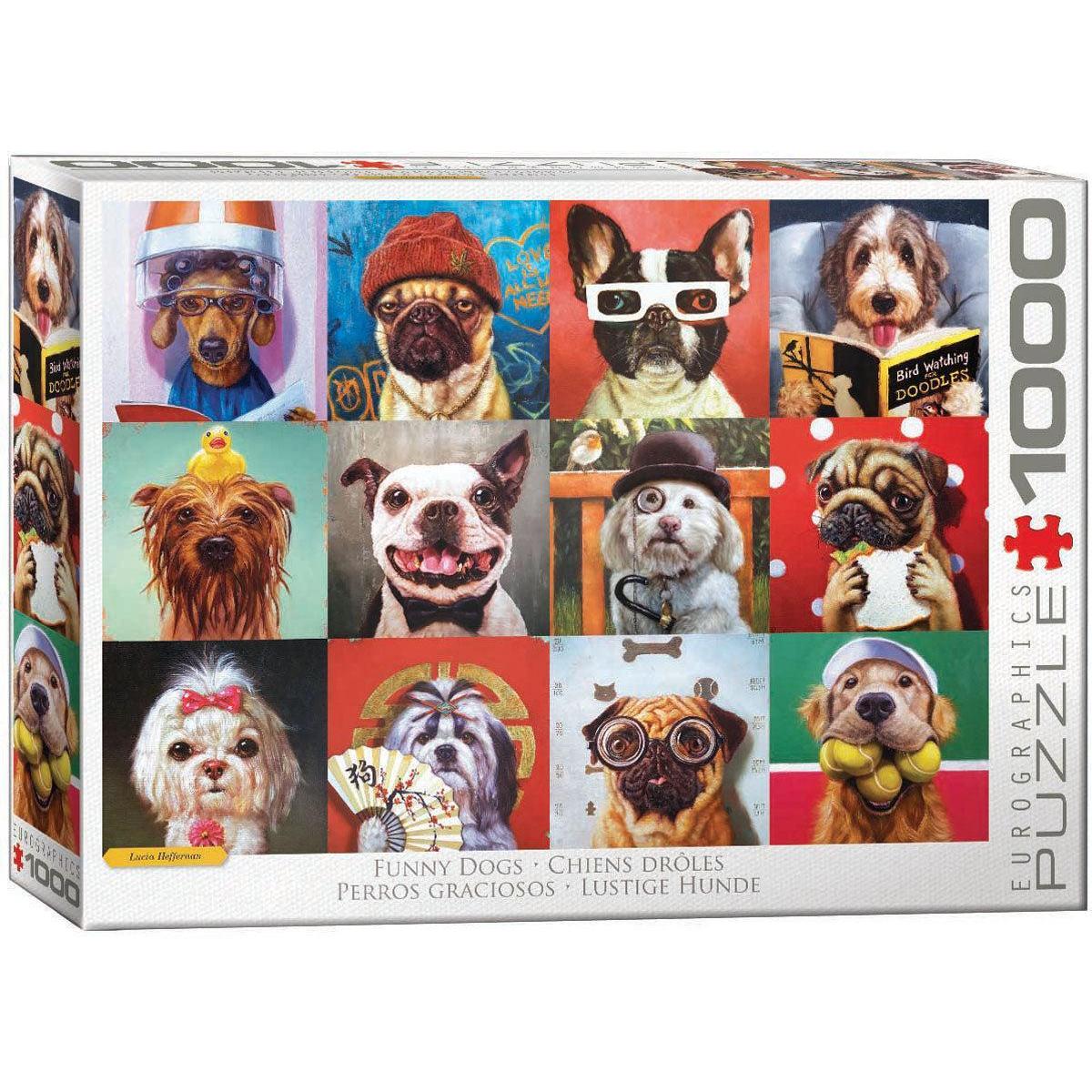 Funny Dogs 1000 Piece Jigsaw Puzzle Eurographics Puzzle Merchant